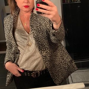 Blazer, long and lean Banana Republic